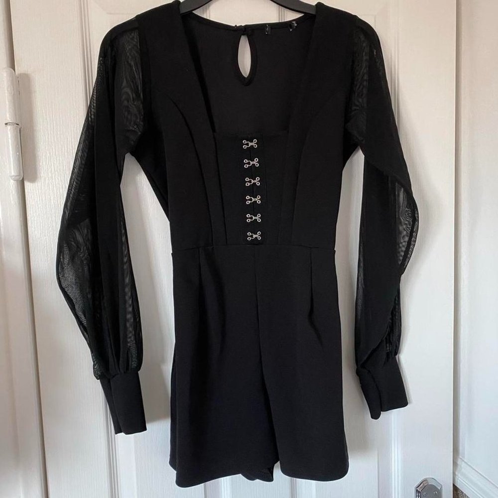 Boohoo Womens Black Suit